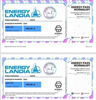 Energylandia ENERGY PASS