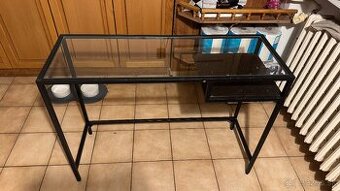 IKEA VITTSJO Stolík na notebook čiernohnedý 100 x 36 cm