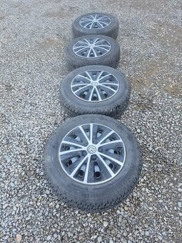 Predám disky T5 5x120 R16 obuté zimne pneu