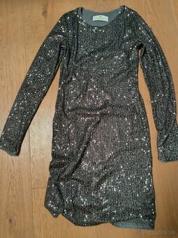 šaty trblietavé , veľkosť 146/152, h&m