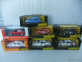 PREDAM konvolut Peugeot v 1:43 od SOLIDO