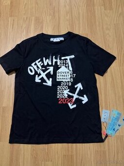 Pánske čierne Off-white tričko vel.M