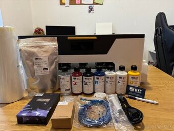 Zľava: Profi DTF Tlačiareň malých rozmerov, tlače max 34cm