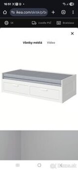 Dvojlôžková rozkladacia postel