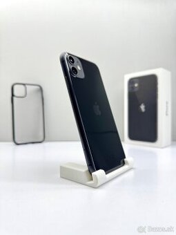 iPhone 11 BLACK TOP STAV 100% NOVÁ BATÉRIA - 1