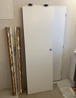 Posúvne dvere aj so závesným mechanizmom-Biele,dverotries