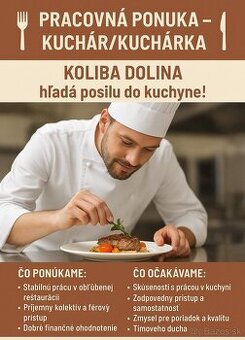 HĽADÁME KUCHÁRA / KUCHÁRKU