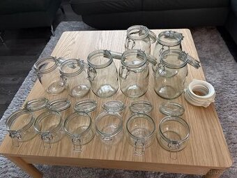 Dozy ikea KORKEN 3 druhy a FORVAR 41ks