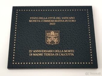Vatikán 2022 Matka Tereza 2€ , euro