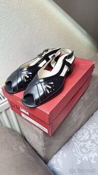 kozene sandale elegantné vypredaj