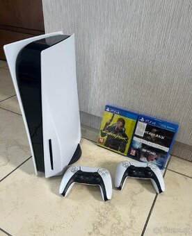 PlayStation 5 (PS5) + 2x ovládače