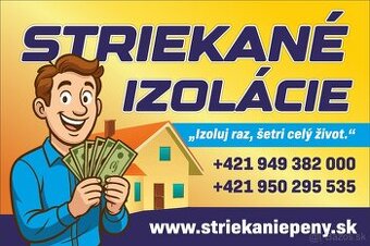 AKCIA STRIEKANÁ IZOLÁCIA ZA NAJNIŽŠIE CENY