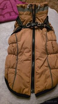 Oblecenie tepla vetrovka futrovana pre psa