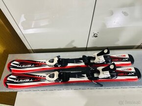 Lyže (80cm) a lyžiarky (19/19,5, 240mm)