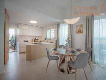 VYMEŇ SUSEDA - Výnimočný, 4 izb. byt s terasou, vysokými st