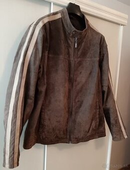 Pánska kožená bunda veľ.XXL-pravá koža