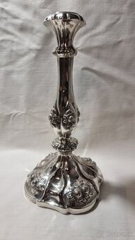 Starožitný strieborný svietnik - 354 gramov
