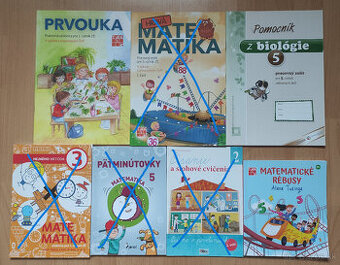 Rôzne pracovne zošity, knihy