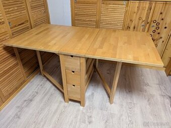 Rozkladací masívny stôl IKEA Norden
