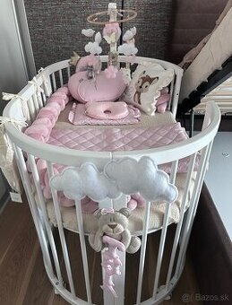 Levin Felin detska postielka biela