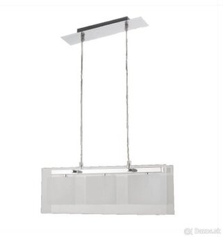 Moderný chróm / sklo závesné svetlo