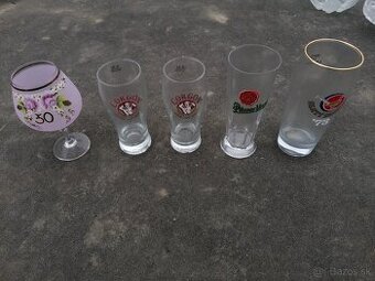 Predám sklenené poháre