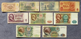 Ruské ( CCCP, ZSSR ) bankovky