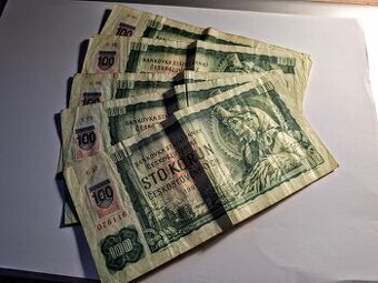 STARE RETRO BANKOVKY ČESKOSLOVENSKO