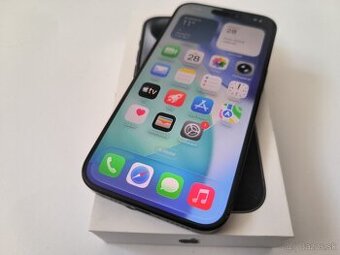 apple iphone 15 PRO 256gb Black Titanium / Batéria 86%