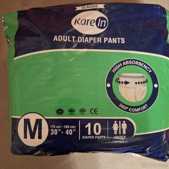 Plienkové nohavičky pre dospelých