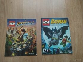 Lego príručky k hrám Lego Batman a Lego Indiana Jones 2