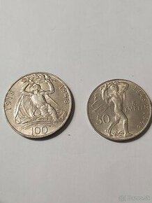 Strieborné československé mince