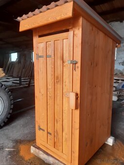 Drevená latrína/suché WC