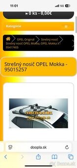 Mokka x 2019 strešný nosič
