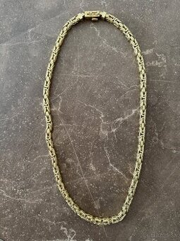 Zlatá retiazka - kráľovský vzor, 585/1000, 163 g