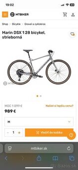 Predám Gravel bicykel Marin DSX One