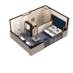 Investičný apartmán, 27,86 ㎡, Tbilisi