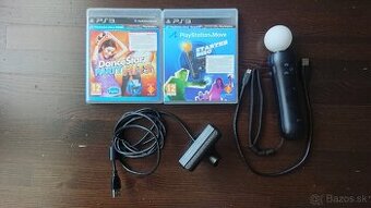 Pohybový ovládač PS3 s kamerou a hrami pre ps3