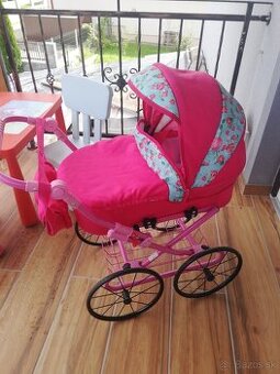 Detský retro kočík pre bábiky