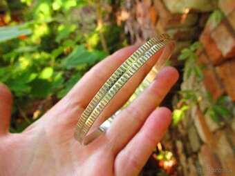 Starý dámsky strieborný náramok, Ag 900