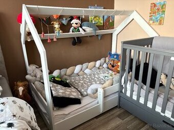 Detská posteľ domček