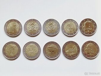 10ks pamätne 2 eurove mince