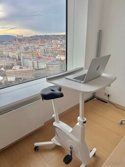Home office bicykel so stolíkom – Ako nový