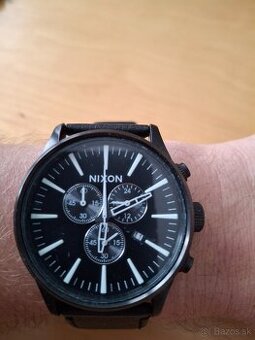 hodinky NIXON Sentry Chrono Leather surf