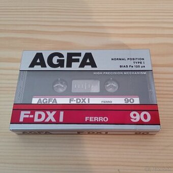 Audiokazety AGFA- F-DX l 90