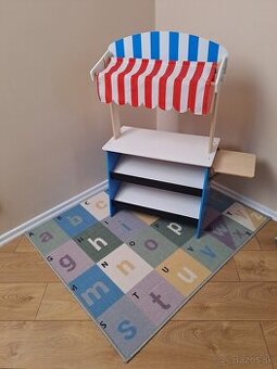 Detské divadielko / obchodík + koberec (výborný stav)