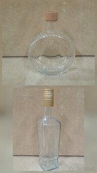 Predám nepoužité sklenené fľaše 0,5 l