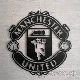 Manchester United kovové logo