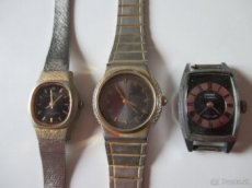 Predám dámske náramkové hodinky Q+Q,Marina-Japan,Chaika USSR