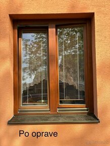 Renovácia drevených okien,interiér